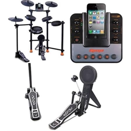 Fine Elite International Ltd FINE ELITE INTERNATIONAL LTD IROCKER All-In-One Electronic Drum Set for IPod-IPhone with Metronome IROCKER